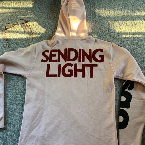 Baby pink FREE CITY hooded sweatshirt - Picture 2 of 5